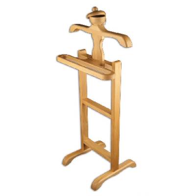 Drewmax GD461 dřevěný věšák masiv buk- němý sluha