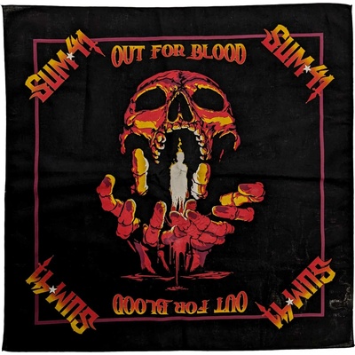Šatka Sum 41 Out For Blood čierna