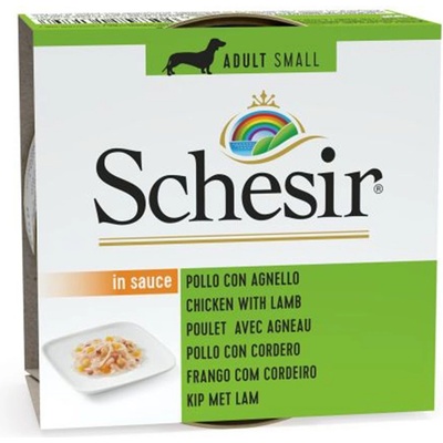 Schesir Dog Adult kuracie a jahňacie 85 g