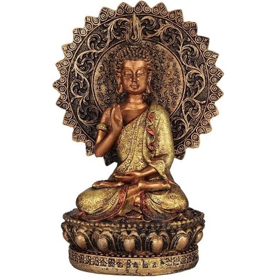 Soška Buddha resin 17 cm Abhaya
