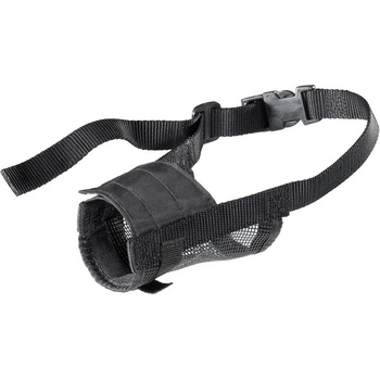 Ferplast - Muzzle Net Small - Регулируем намордник за кучета, A: 24÷35 см - B: 12÷19 см - C: 7, 5 см. - черен