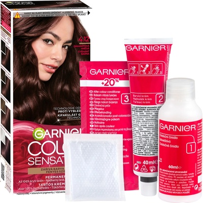 Garnier Color Sensation 4.12 diamantová hnědá – Hledejceny.cz
