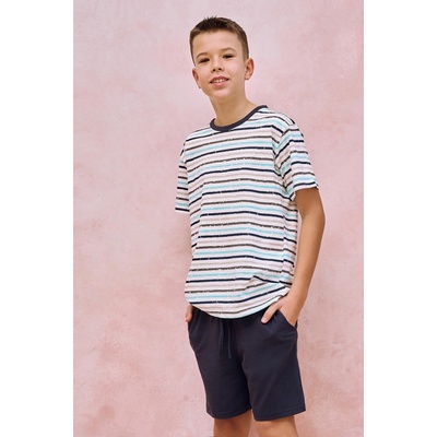 Chlapčenské pyžamo Ronnie tyrkysové