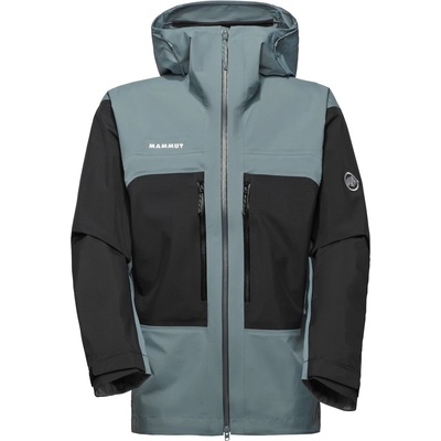 Mammut Мъжко водоустойчиво яке Mammut Taiss Hardshell Hooded Jacket Waterproof jacket - Strata / Black (002-3669-0511)