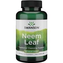 Swanson Neem leaf Zederach indický 500 mg 100 kapslí