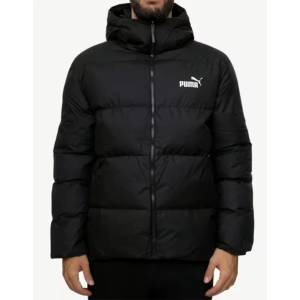 PUMA Power Hooded Jacket Coat Black - magazinko