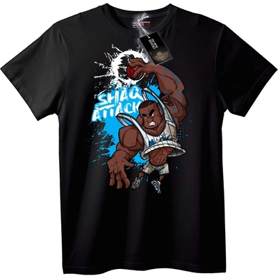 NOONEBRAND Тениска Shaq Атака - 2XL, Black