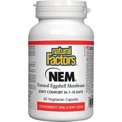 Natural Factors НЕМ (натурална яйчена мембрана) 500 mg 60 V капсули | Natural Factors (2693 NF)