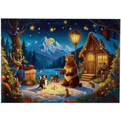 Fikar Adventní kalendář Zvířátka 50g
