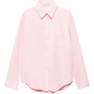 MANGO Блуза 'Marble' розово, размер XL