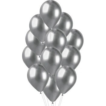 Balonkový buket Chrome Silver