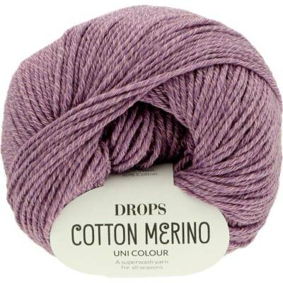 Drops Bavlna Merino 23 melírovaná fialově růžová