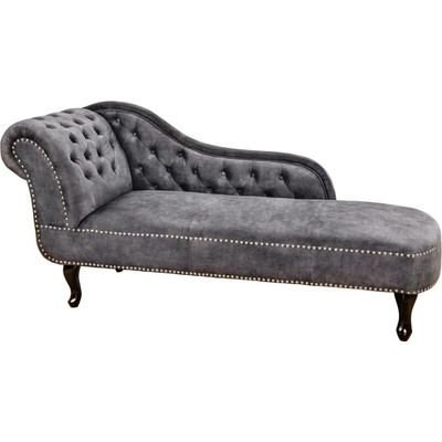 Interior DE Chesterfield šedá samet LEN41253