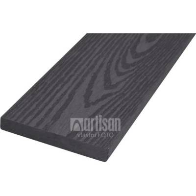 WPC dřevoplastové plotovky rovné LamboDeck 13x90x1800 - Dark Grey