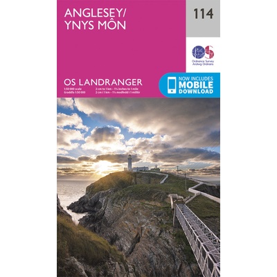 Ordnance Survay vydavatelství mapa Anglesey / Ynys Môn 1:50 t.
