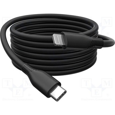 Digitus AK-600110-010-S USB 2.0; vidlice Apple Lightning,USB C vidlice, 1m, černý