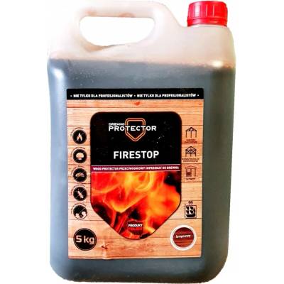 IMPREGNACE FIRESTOP 5 kg HNĚDÁ DEKSPOL - PŘIPRAVENÁ K POUŽITÍ - PROTIHOŘLAVÁ NA DŘEVO