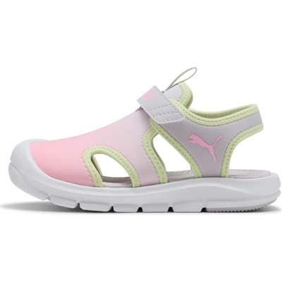 Puma FUN RACER SANDAL COME ON V INF Růžová,Žlutá,Bílá