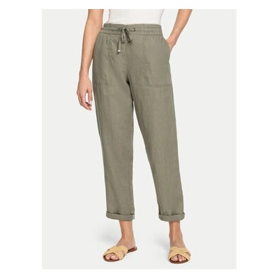 Olsen Текстилни панталони 14002162 Зелен Regular Fit (14002162)