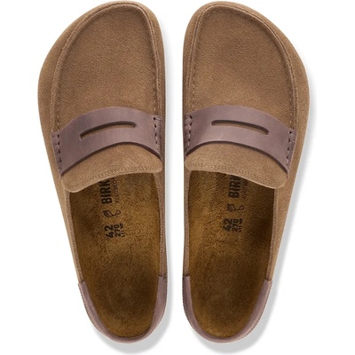 Birkenstock чехли сабо от велур Naples Wrapped double stitch Mixed Leather (1032461)