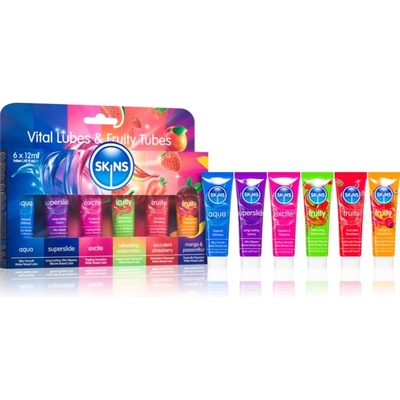 Skins Vital & Fruity Lubes комплект лубрикантни гелове