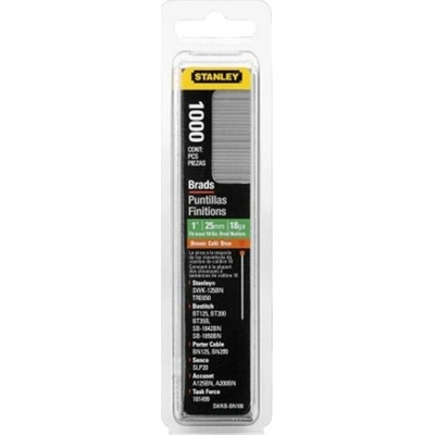 Stanley 15mm / 5/8" / 18 Kolářské hřebíky pro sponkovačky typ / 300 / E / J