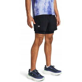Under Armour UA LAUNCH 5 2-IN-1 shorts -BLK 1382640-001