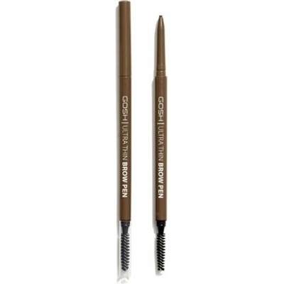 Gosh Ultra Thin Brow Pen ceruzka na obočie 002 Greybrown 0,09 g