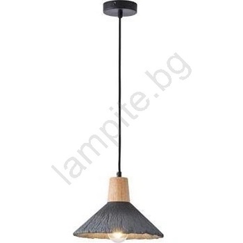 EUROLAMP Пендел 1xE27/15W/230V сив (EU0342)