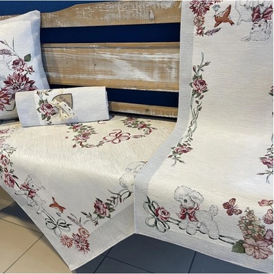 Mondo Italia Gobelínový obrus Chenille 1231 Viacfarebná 45x140 cm