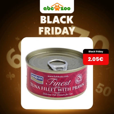 Fish4Cats Finest tuniak s krevetami 70 g