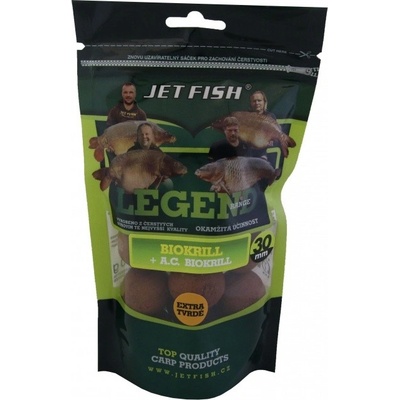 Jet Fish Extra Tvrdé Boilie 30mm 250g Chuť: Chilli tuna