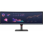 Lenovo Thinkvision P49W-30 Led Display 124.5 Cm (49) 5120 X 1440 Pixels Dqhd Black Прожекционни екрани