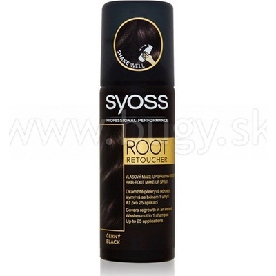 Syoss Root Retoucher tónovacia farba na odrasty v spreji Black 120 ml