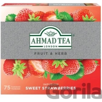 Ahmad Tea ovocný čaj Sladké Jahody 75 x 1,8 g