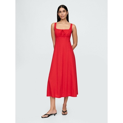 GAP Ленена макси рокля GAP GAP | Cherven | ЖЕНИ | S