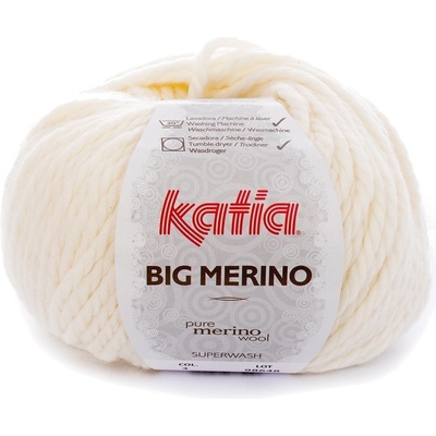 Katia Big Merino 3 Ecru Плетива прежда (BM 3)