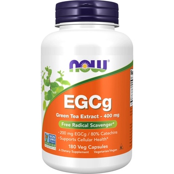 NOW EGCg Green Tea Extract, 180 капсули, Now
