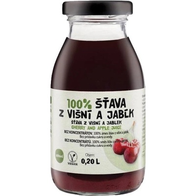 Zdravo 100% višňa a jablko 10 x 200 ml