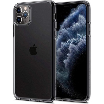 Spigen Liquid Crystal Case - тънък силиконов (TPU) калъф за iPhone 11 Pro (сив)