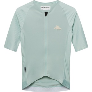 CafÉ du cycliste Мъжка фланелка с къс ръкав за колоездене CAFÉ DU CYCLISTE Vinciane Cycling jersey - Jadeite (056-4294-0111)
