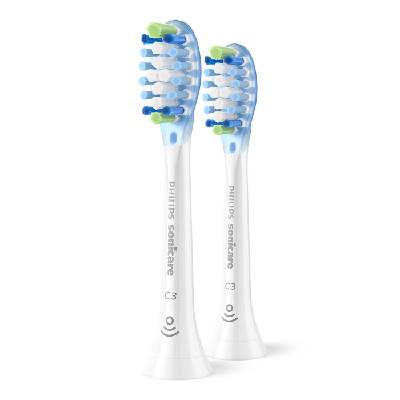 Глава за четка C3 Premium Plaque Defence Philips Sonicare HX9042/87, бял, 2 броя (Premium Plaque Defence)