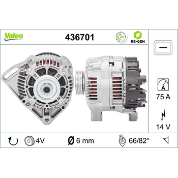 Alternátor VALEO 436701