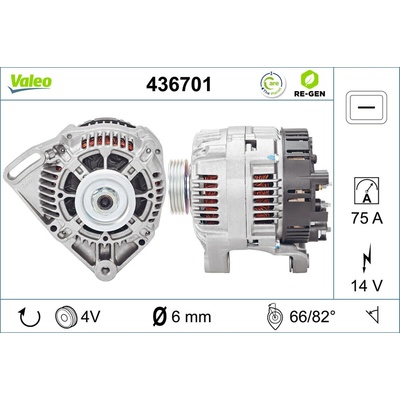 Alternátor VALEO 436701