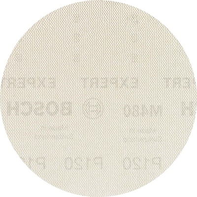 Bosch Brúsny papier EXPERT M480 pre excentrické brúsky, 125 mm, zrnitosť 120, 5 ks 2608900673