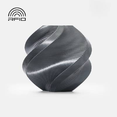 Bambu Lab PLA Silk+ Titan Gray - Макара (A06-D0-1.75-1000-SPL)