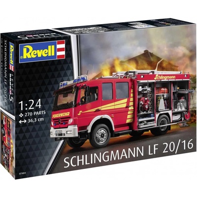 REVELL Plastic ModelKit auto 07404 Schlingmann LF20/16 Mercedes Benz Atego 1529 AF CF_18-3983 1:24