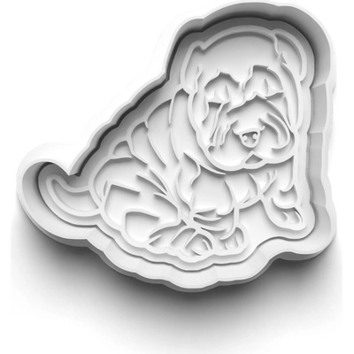 Vykrajovačka - Shar pei 7x9 cm