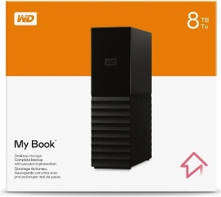 WD My Book 8TB, 3.5