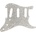 Fender Hybrid Glass/Glitter Stratocaster S/S/S Silver Sparkle Pickguard (0992187002)